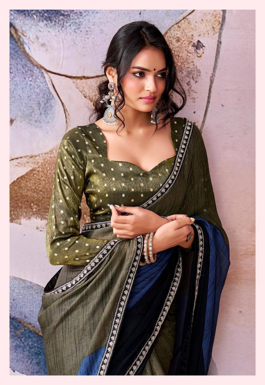 Stavan celebrities chiffon Saree Wholesalers in Mumbai